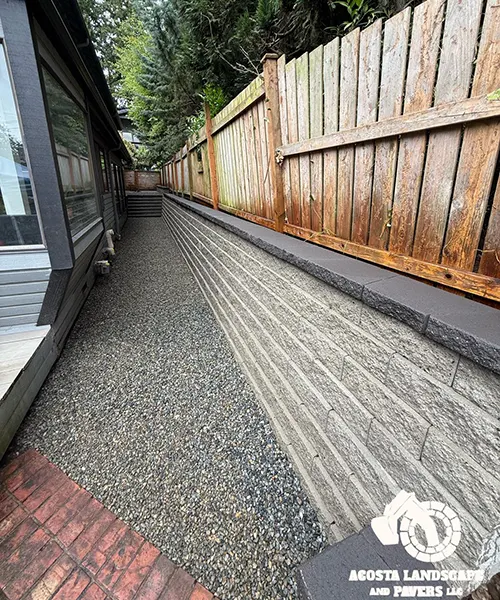 Retaining Wall & Steps